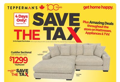 Tepperman's Flyer September 11 to 17 Tepperman's Flyer September 11 to 17