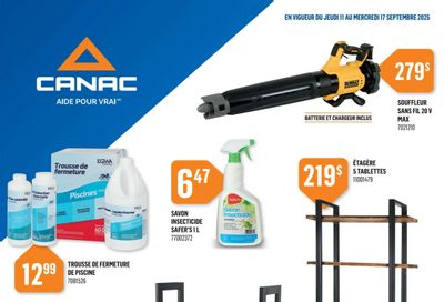 Canac Flyer September 11 to 17