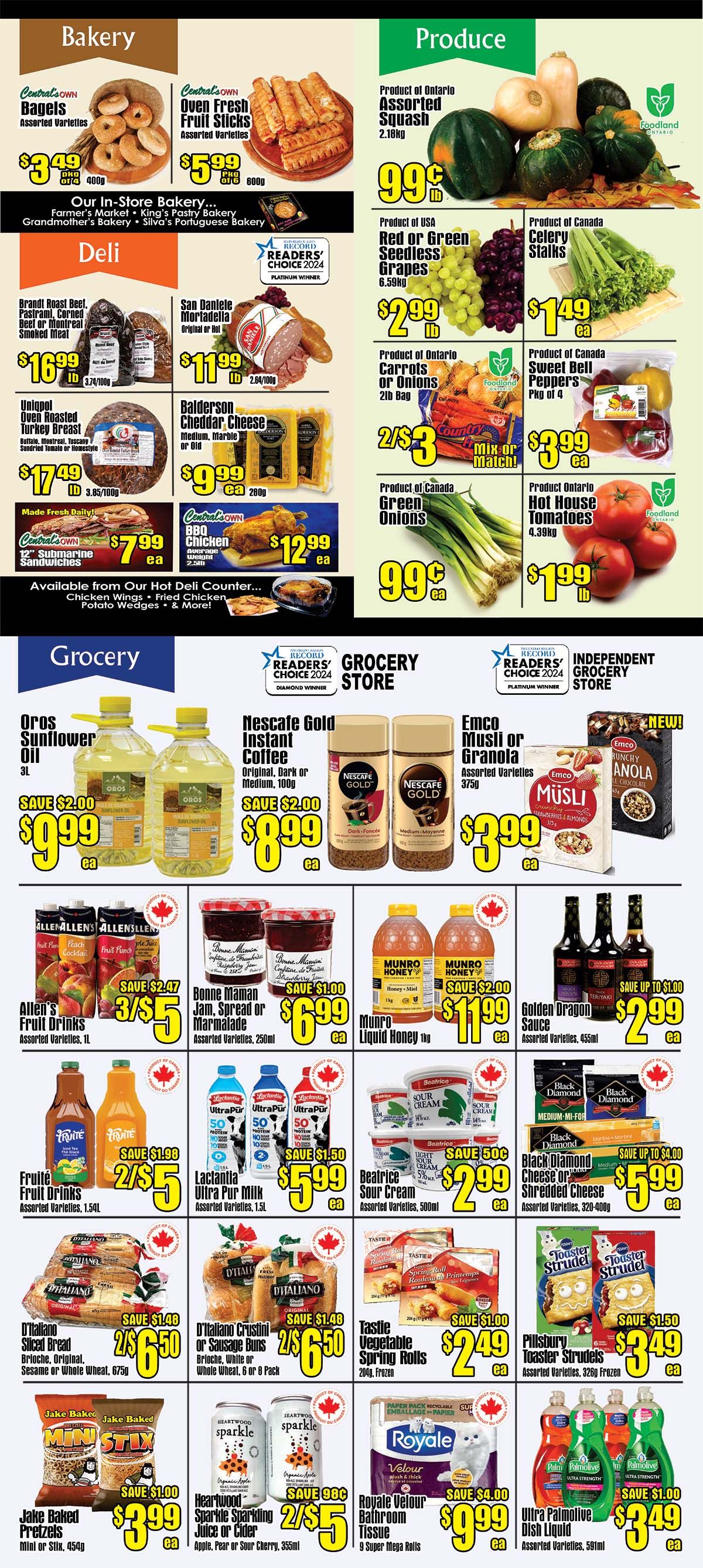 Central Fresh Market Flyer September 11 to 18