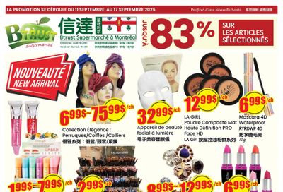Btrust Supermarket (Montreal) Flyer September 11 to 17