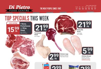 Di Pietro Food Centre Flyer September 11 to 17