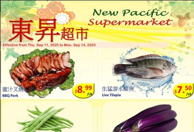 New Pacific Supermarket Flyer September 11 to 14