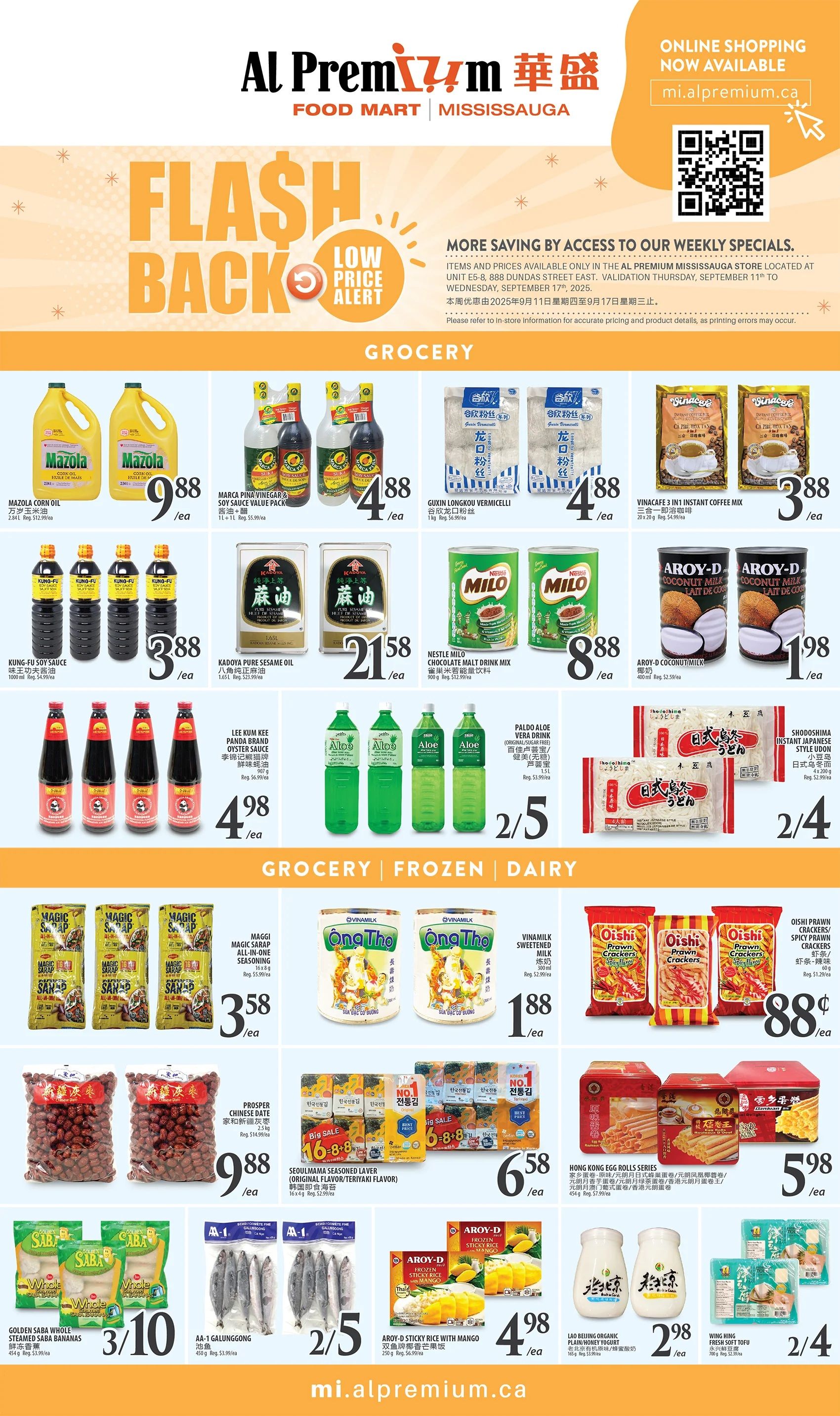 Al Premium Food Mart (Mississauga) Flyer September 11 to 17