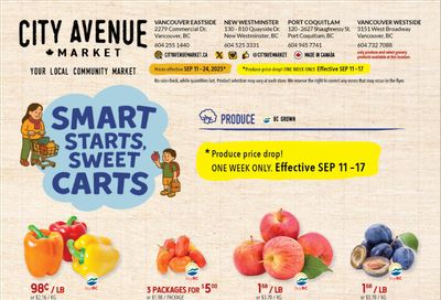 City Avenue Market Flyer September 11 to 24 City Avenue Market Flyer September 11 to 24