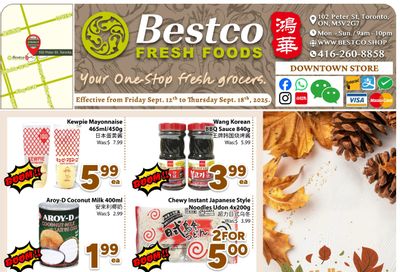 BestCo Food Mart (Downtown Toronto) Flyer September 12 to 18