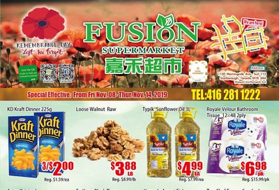 Fusion Supermarket Flyer November 8 to 14