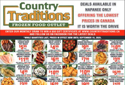 Country Traditions Flyer September 11 to 18