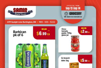 Samir Supermarket Flyer September 12 to 14