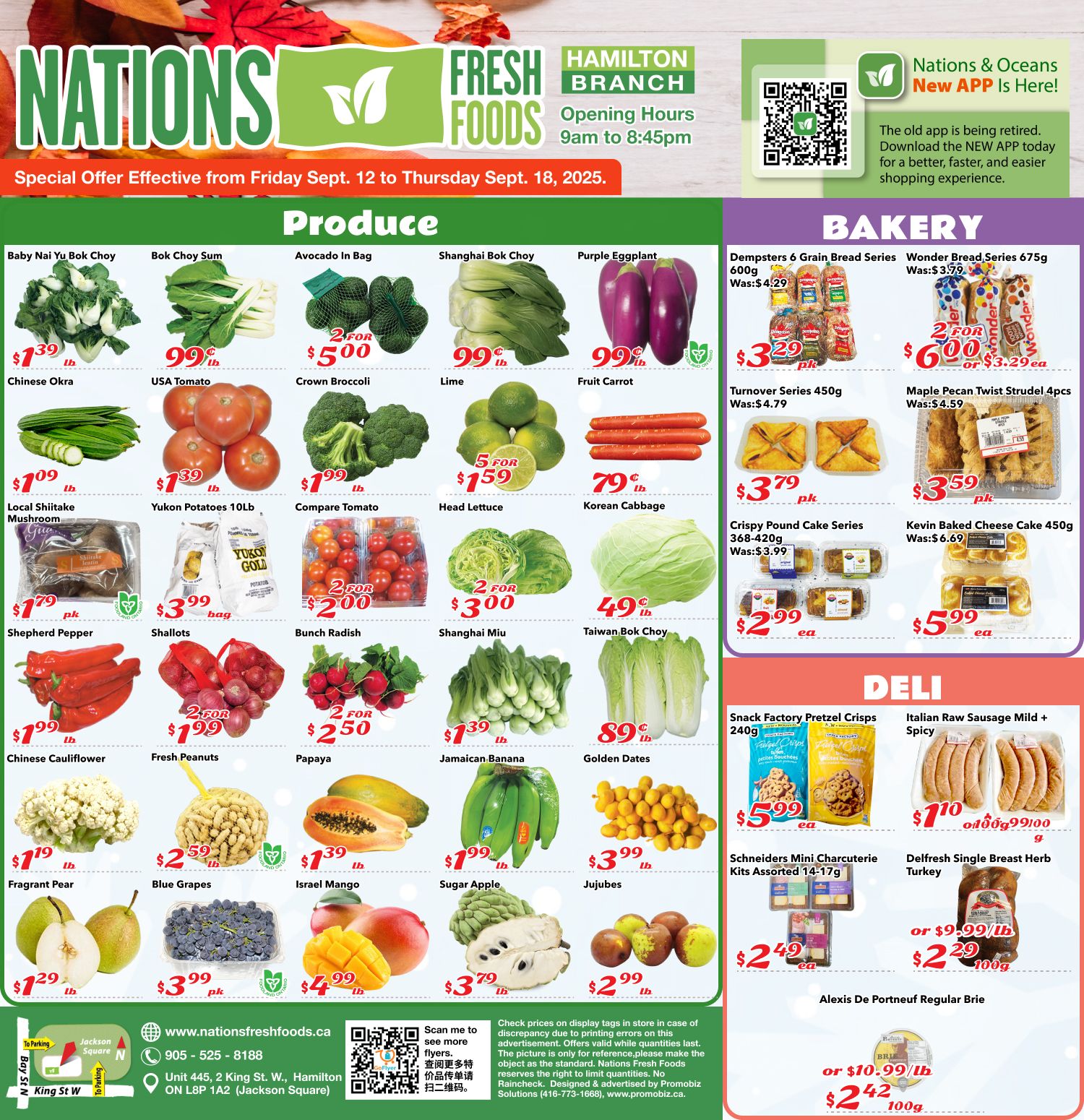 Nations Fresh Foods (Hamilton) Flyer September 12 to 18