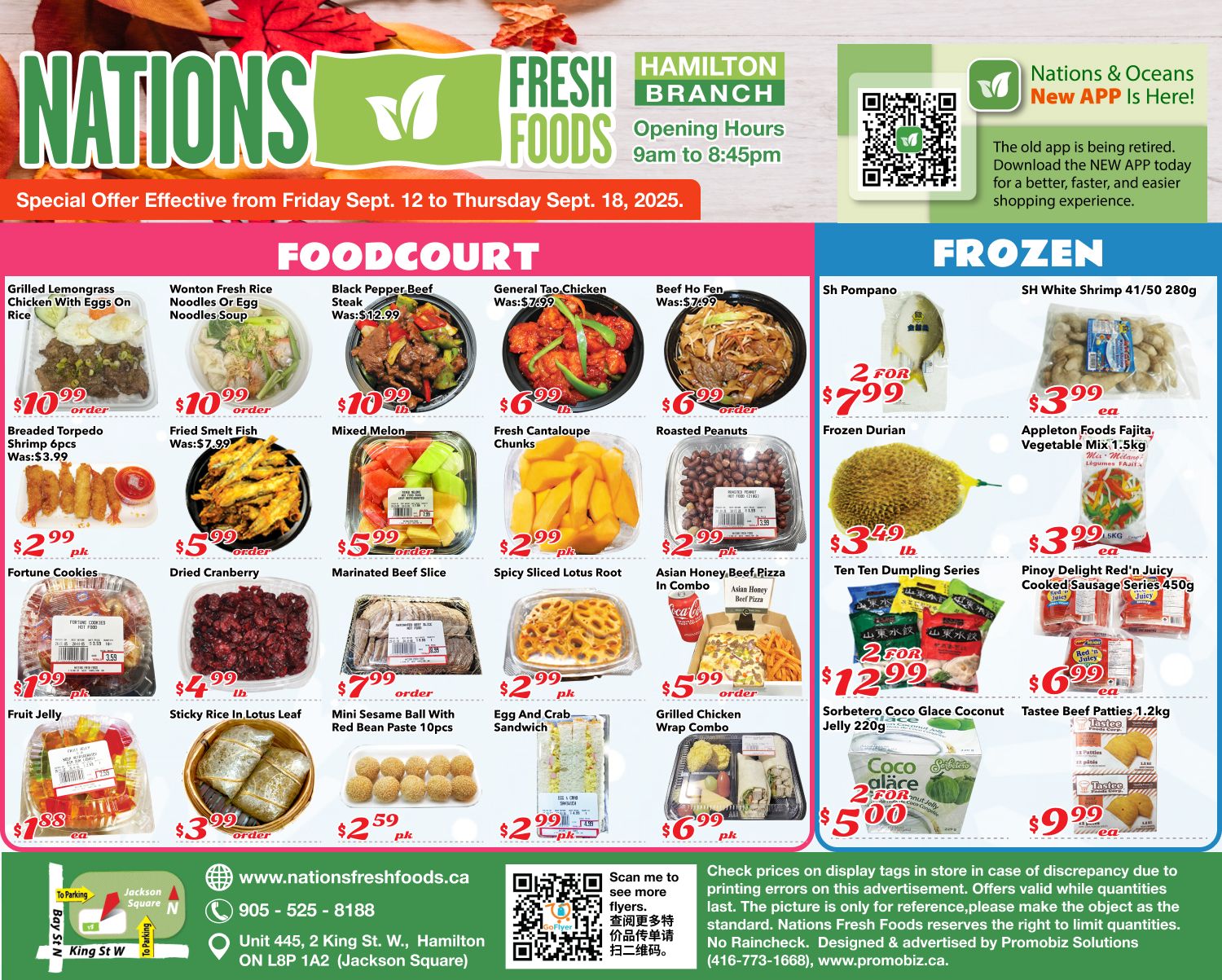 Nations Fresh Foods (Hamilton) Flyer September 12 to 18