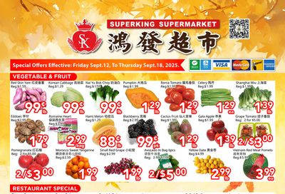 Superking Supermarket (North York) Flyer September 12 to 18