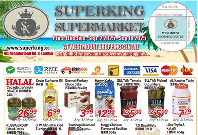 Superking Supermarket (London) Flyer September 12 to 18