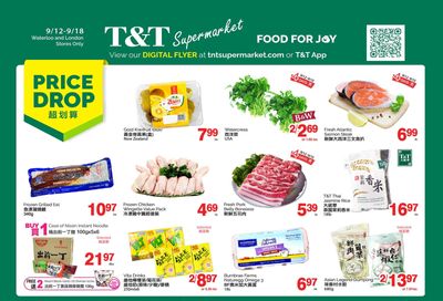 T&T Supermarket (London & Waterloo) Flyer September 12 to 18