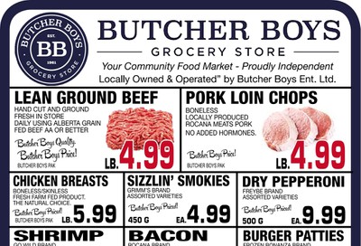 Butcher Boys Grocery Store Flyer June 19 to July 1