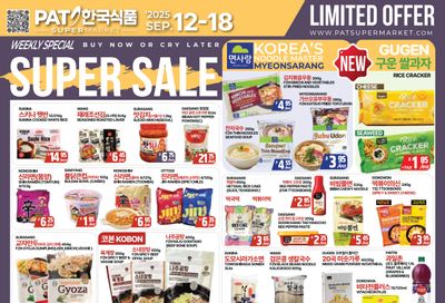 PAT Mart Flyer September 12 to 18 PAT Mart Flyer September 12 to 18