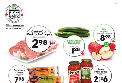 AG Foods Flyer September 12 to 18 AG Foods Flyer September 12 to 18