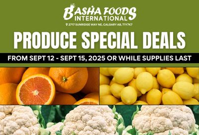 Basha Foods International Weekend Deals September 12 to 15 Basha Foods International Weekend Deals September 12 to 15