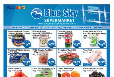 Blue Sky Supermarket (North York) Flyer September 12 to 18