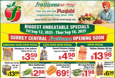 Fruiticana (Chestermere) Flyer September 12 to 18