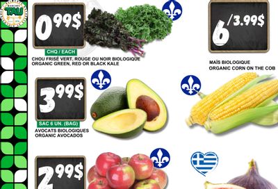 Marches Tau Produce Flyer September 15 to 21