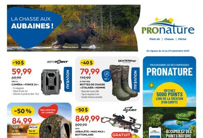 Pronature Flyer September 16 to 29
