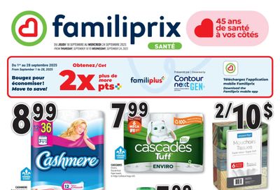 Familiprix Sante Flyer September 18 to 24