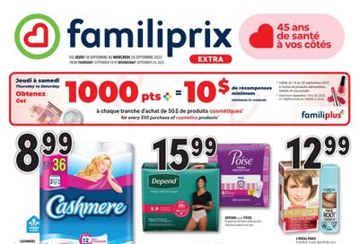 Familiprix Extra Flyer September 18 to 24