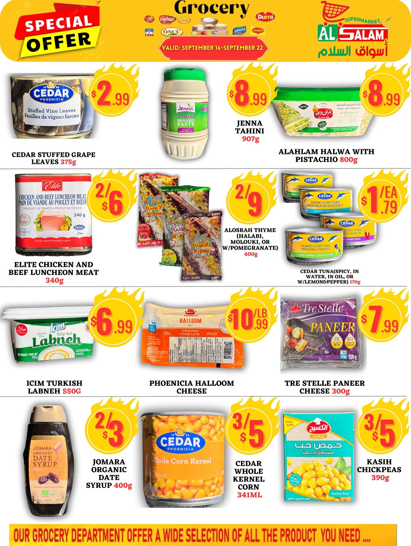 Al-Salam Supermarket Flyer September 16 to 22