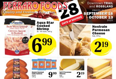 Ferraro Foods Monthly Flyer September 16 to October 13 Ferraro Foods Monthly Flyer September 16 to October 13