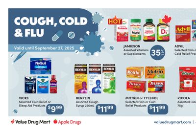 Value Drug Mart Flyer September 14 to 27