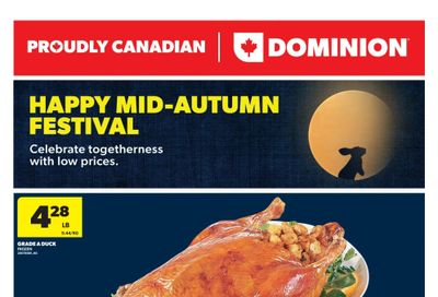 Dominion Happy Mid-Autumn Festival Flyer September 18 to October 1