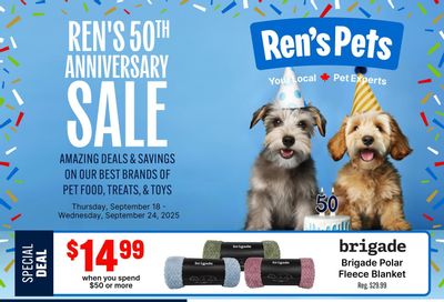Ren's Pets Flyer September 18 to 24