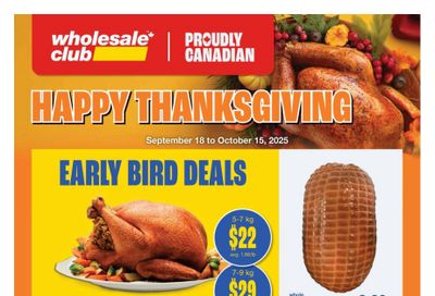 Wholesale Club (West) Flyer September 18 to October 15