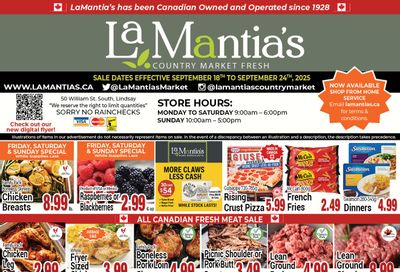 LaMantia's Flyer September 18 to 24