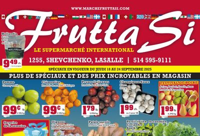 Frutta Si Flyer September 18 to 24
