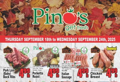 Pino's Flyer September 18 to 24