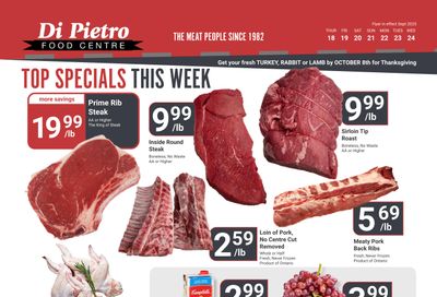 Di Pietro Food Centre Flyer September 18 to 24