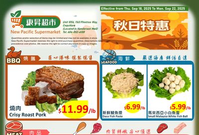 New Pacific Supermarket Flyer September 18 to 22