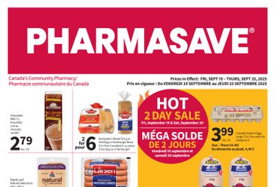 Pharmasave (NB) Flyer September 19 to 25