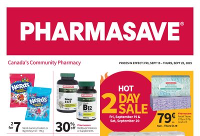 Pharmasave (West) Flyer September 19 to 25