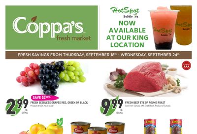 Coppa's Fresh Market Flyer September 18 to 24