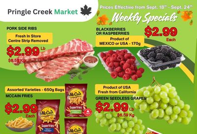 Pringle Creek Market Flyer September 18 to 24