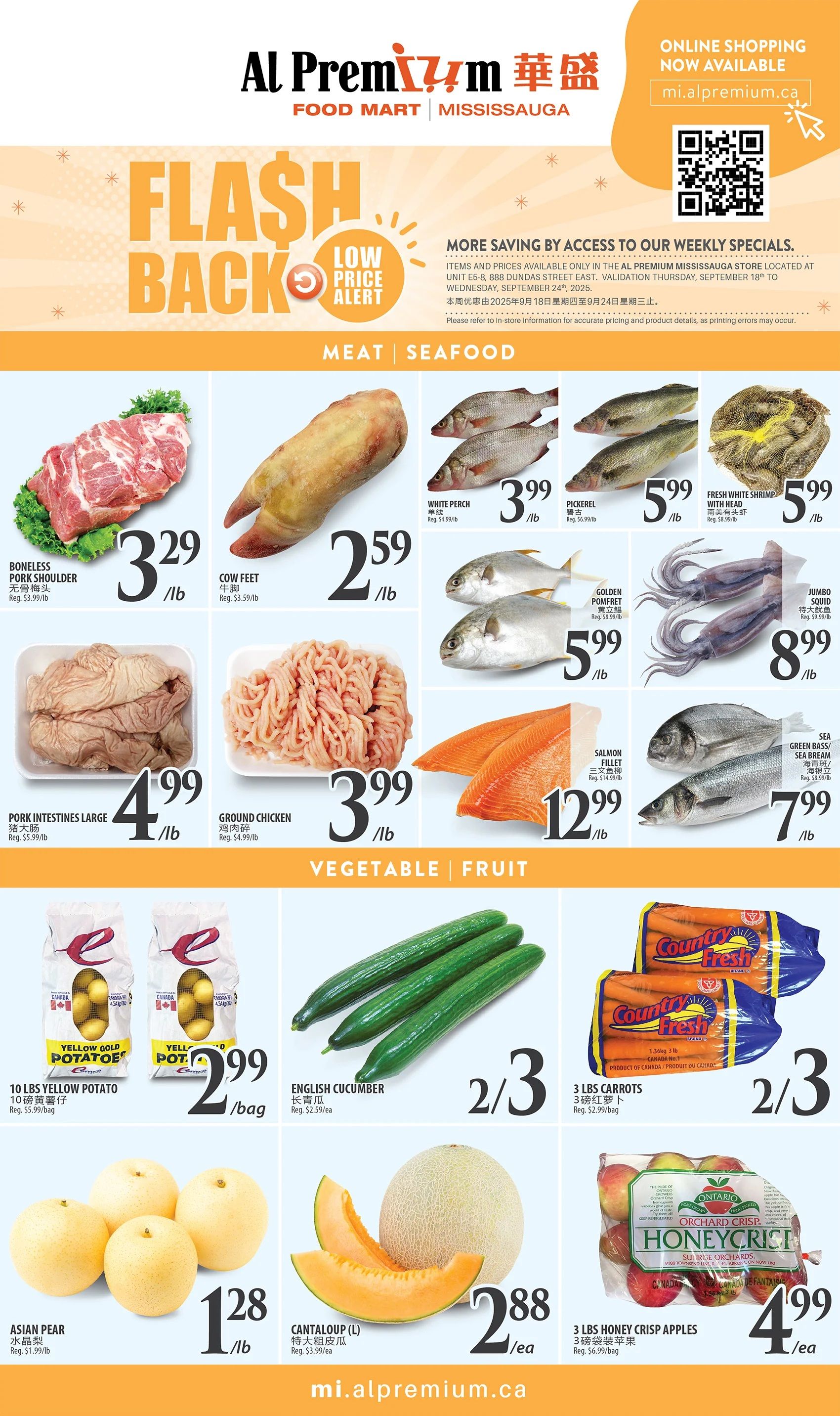 Al Premium Food Mart (Mississauga) Flyer September 18 to 24