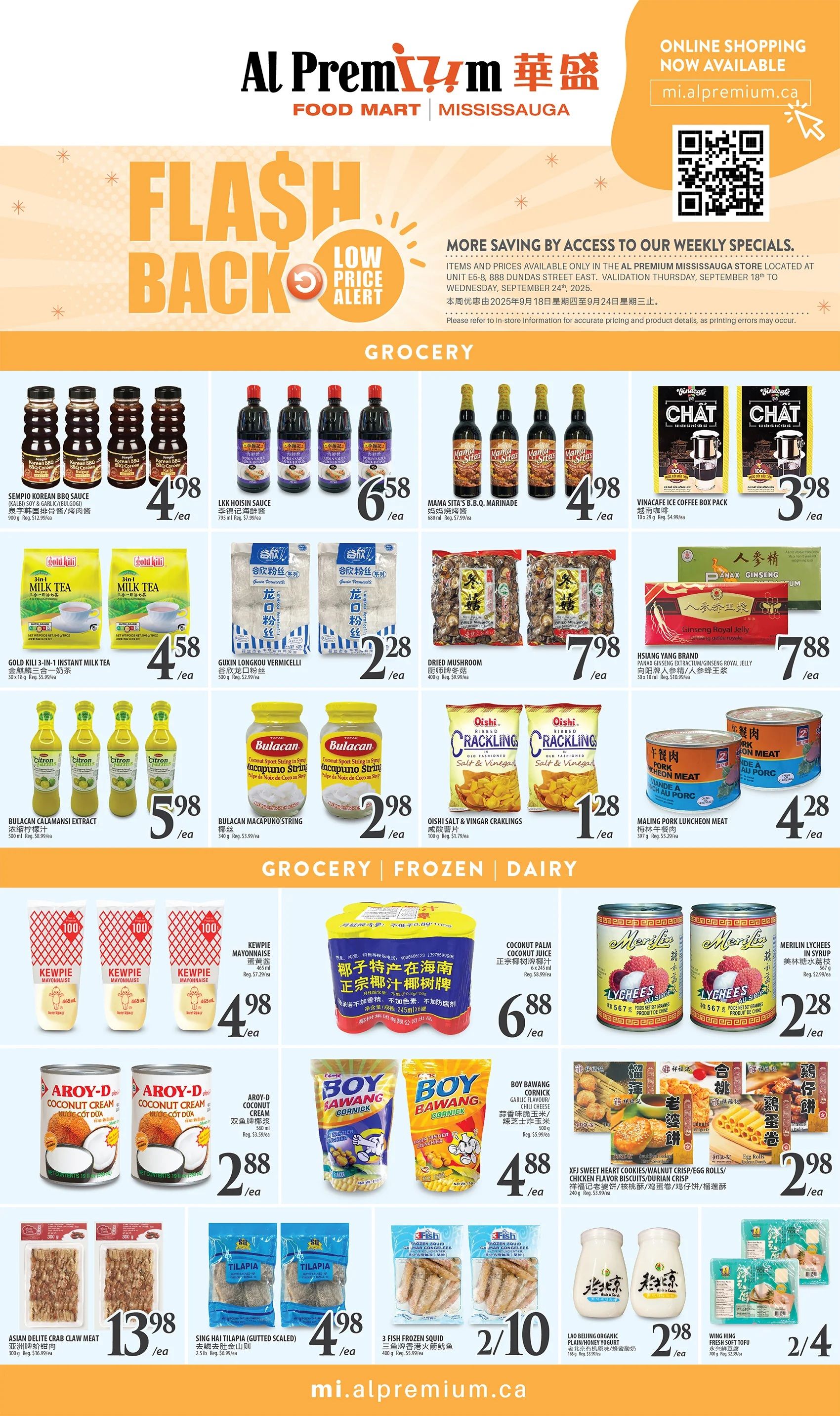 Al Premium Food Mart (Mississauga) Flyer September 18 to 24