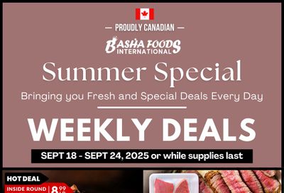Basha Foods International Flyer September 18 to 24 Basha Foods International Flyer September 18 to 24