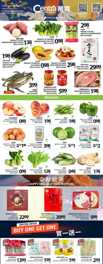 Centra Foods (Aurora) Flyer September 19 to 25
