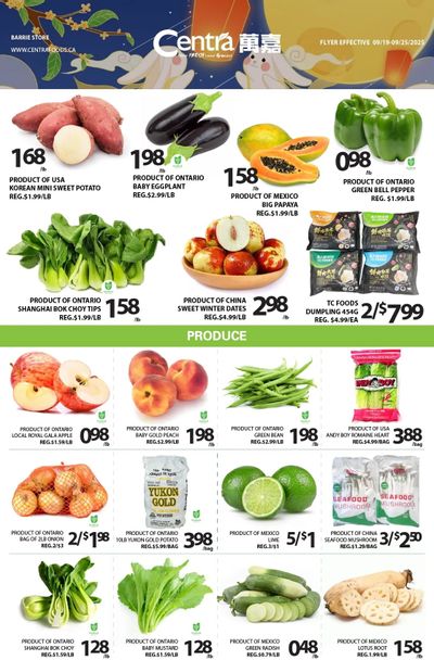 Centra Foods (Barrie) Flyer September 19 to 25