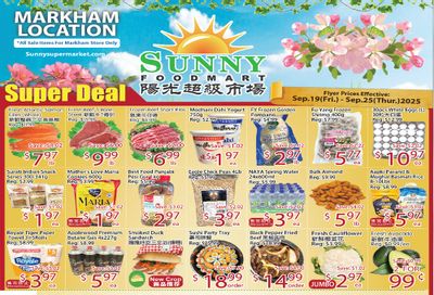 Sunny Foodmart (Markham) Flyer September 19 to 25