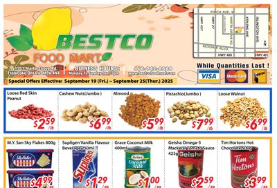 BestCo Food Mart (Etobicoke) Flyer September 19 to 25
