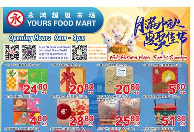 Yours Food Mart Flyer September 19 to 25